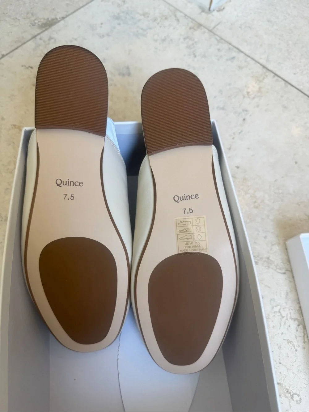 NWT Quince Leather Loafer Mule